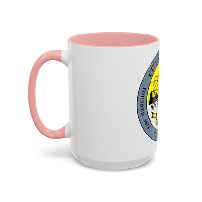Seal of Downey California - Accent Coffee Mug