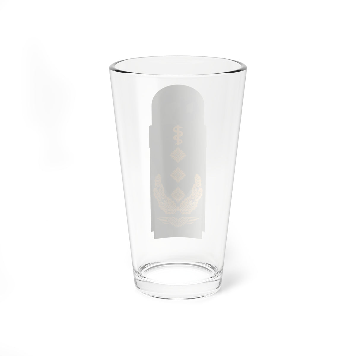 LA OS5 63b Generaloberstabsarzt HM L (Military Rank) Pint Glass 16oz