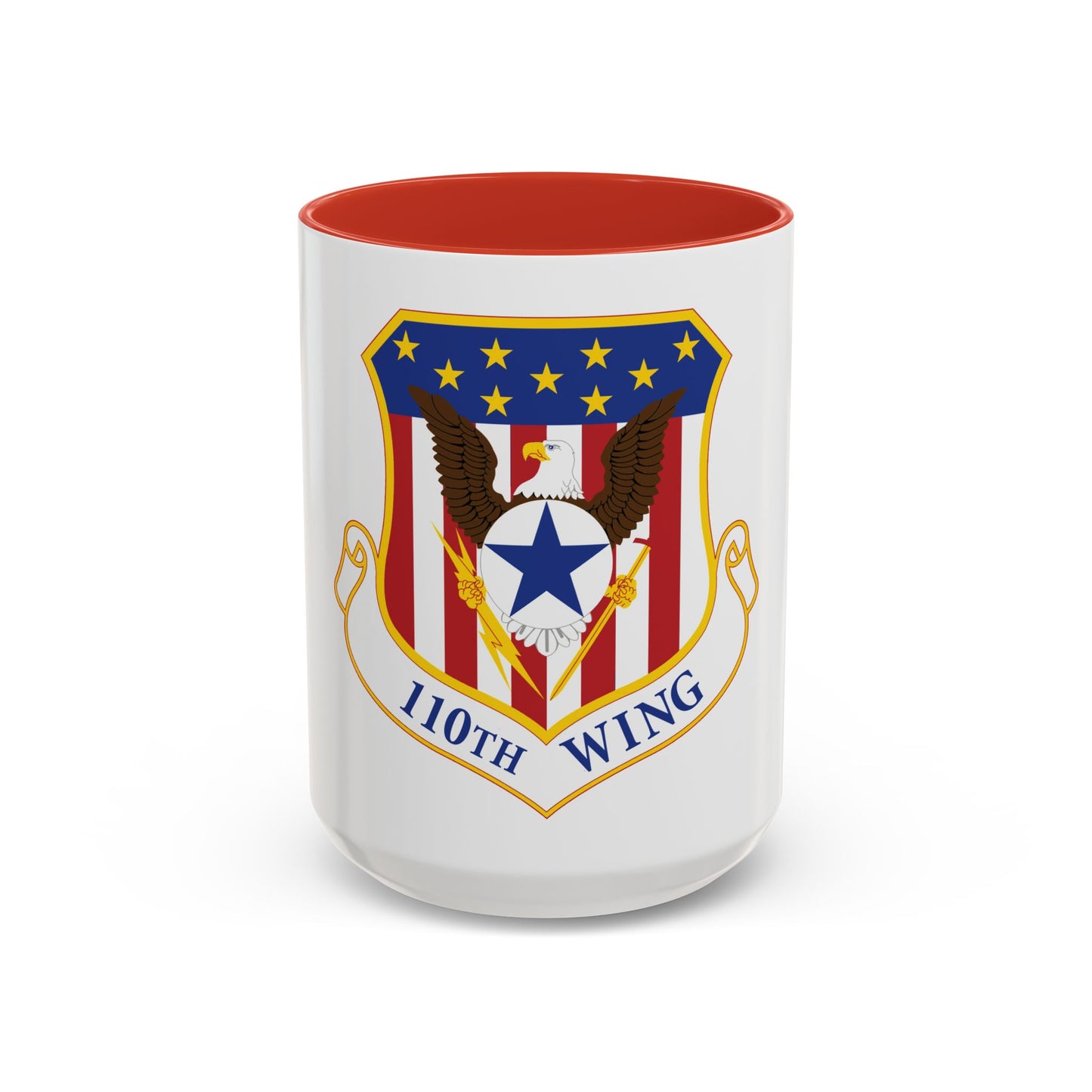 110th Wing emblem (U.S. Air Force) Accent Coffee Mug