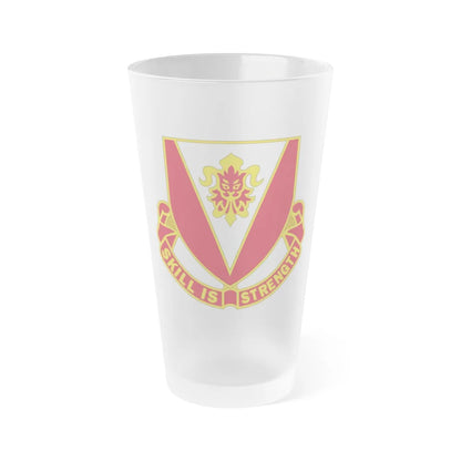 293 Engineer Battalion (U.S. Army) Frosted Pint Glass 16oz-Go Mug Yourself