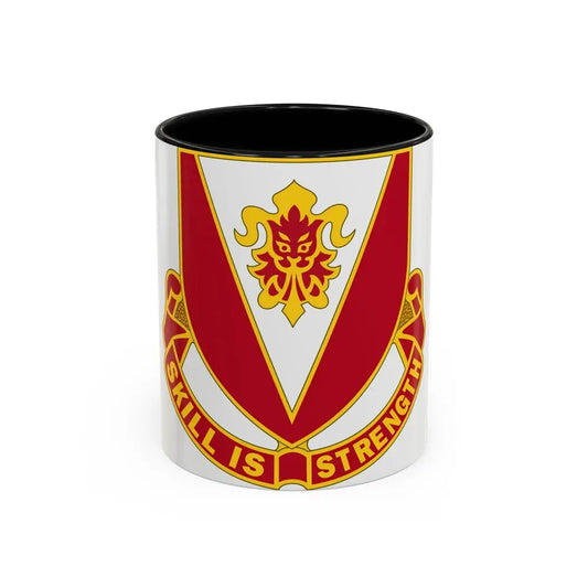293 Engineer Battalion (U.S. Army) Accent Coffee Mug 11oz Black - Go Mug Yourself