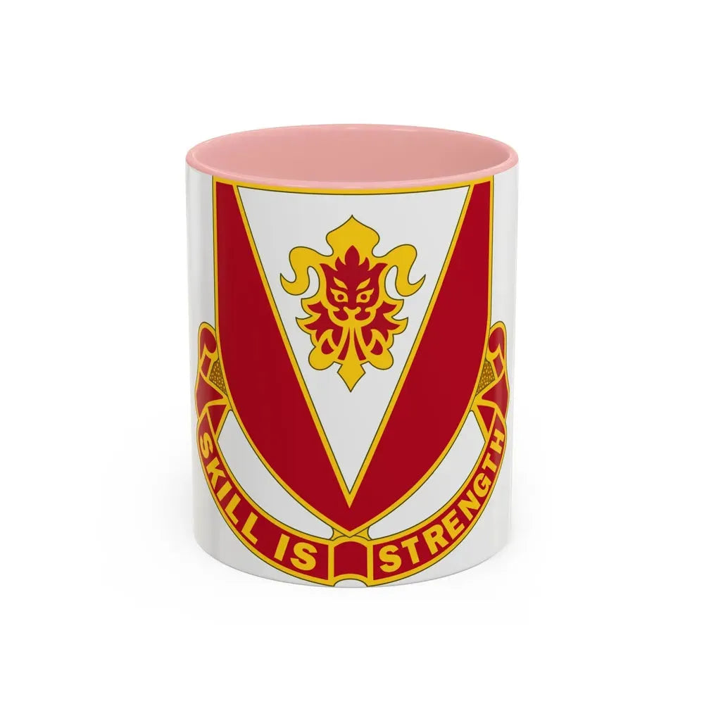 293 Engineer Battalion (U.S. Army) Accent Coffee Mug 11oz Pink - Go Mug Yourself