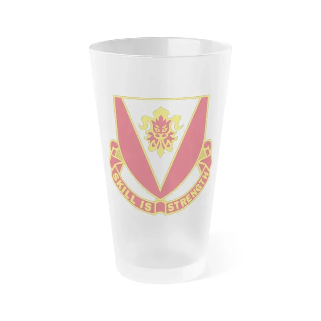 293 Engineer Battalion (U.S. Army) Frosted Pint Glass 16oz Default Title - Go Mug Yourself
