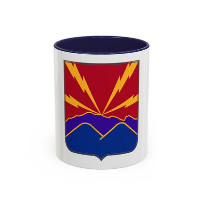 593rd Field Artillery Battalion v2 (U.S. Army) Accent Coffee Mug