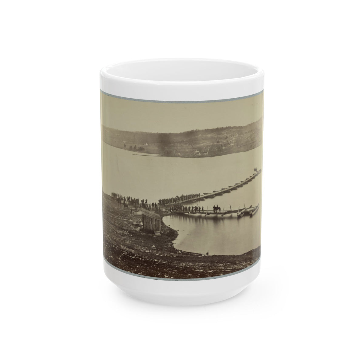 Belle Plain Landing, Va. (1) (U.S. Civil War) White Coffee Mug