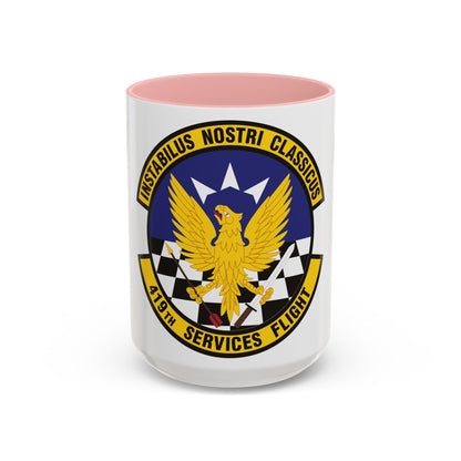 419th Services Flight (U.S. Air Force) Accent Coffee Mug