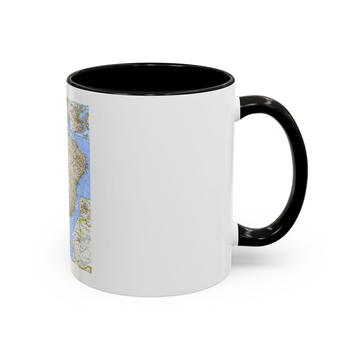 South America - Eastern (1962) (Map) Accent Coffee Mug