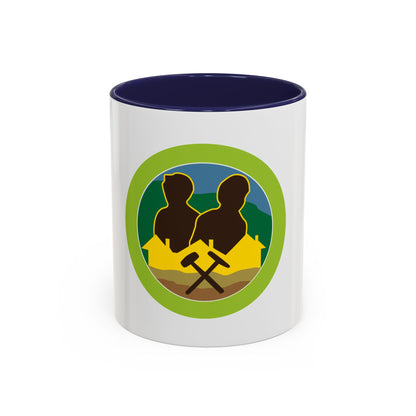 Mining in Society (Boy Scout Merit Badge) Accent Coffee Mug