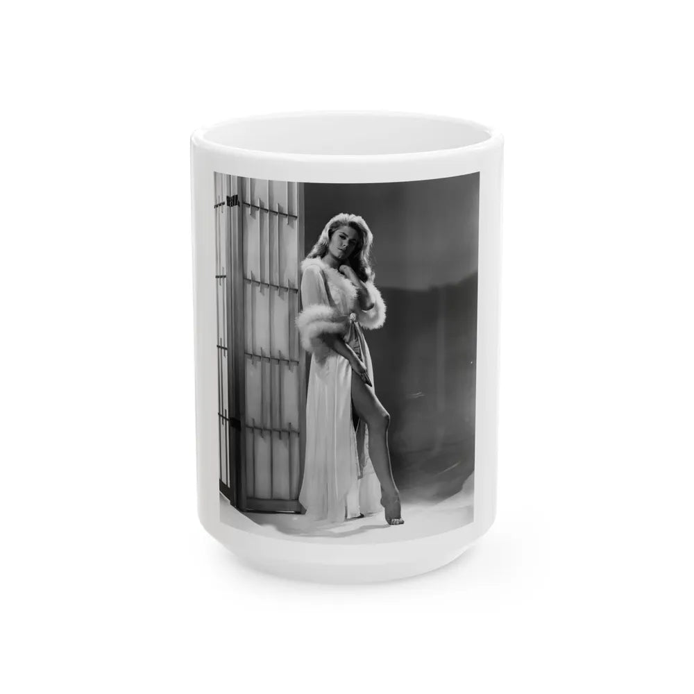 Elizabeth Montgomery #77 1 (Vintage Female Icon) White Coffee Mug-15oz-Go Mug Yourself