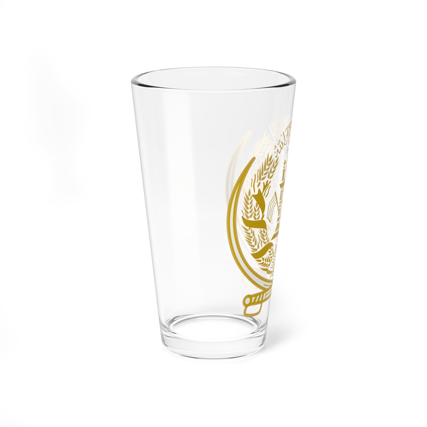 Emblem of Afghanistan 1992-2002 (Afghanistan) (Coat of Arms) Pint Glass 16oz