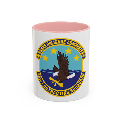 95th Contracting Squadron (U.S. Air Force) Accent Coffee Mug