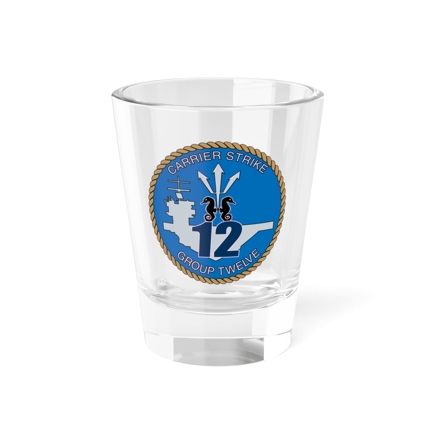 Carrier Strike Group 12 CSG 12 (U.S. Navy) Shot Glass 1.5oz