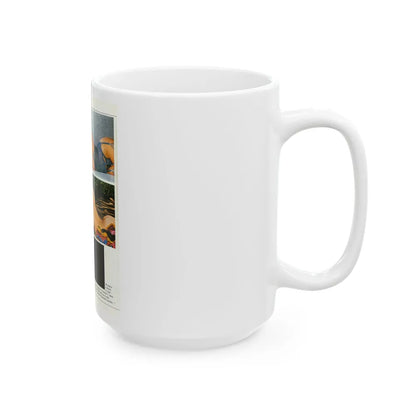 Linda Blair #217 - Topless (Vintage Female Icon) White Coffee Mug-Go Mug Yourself