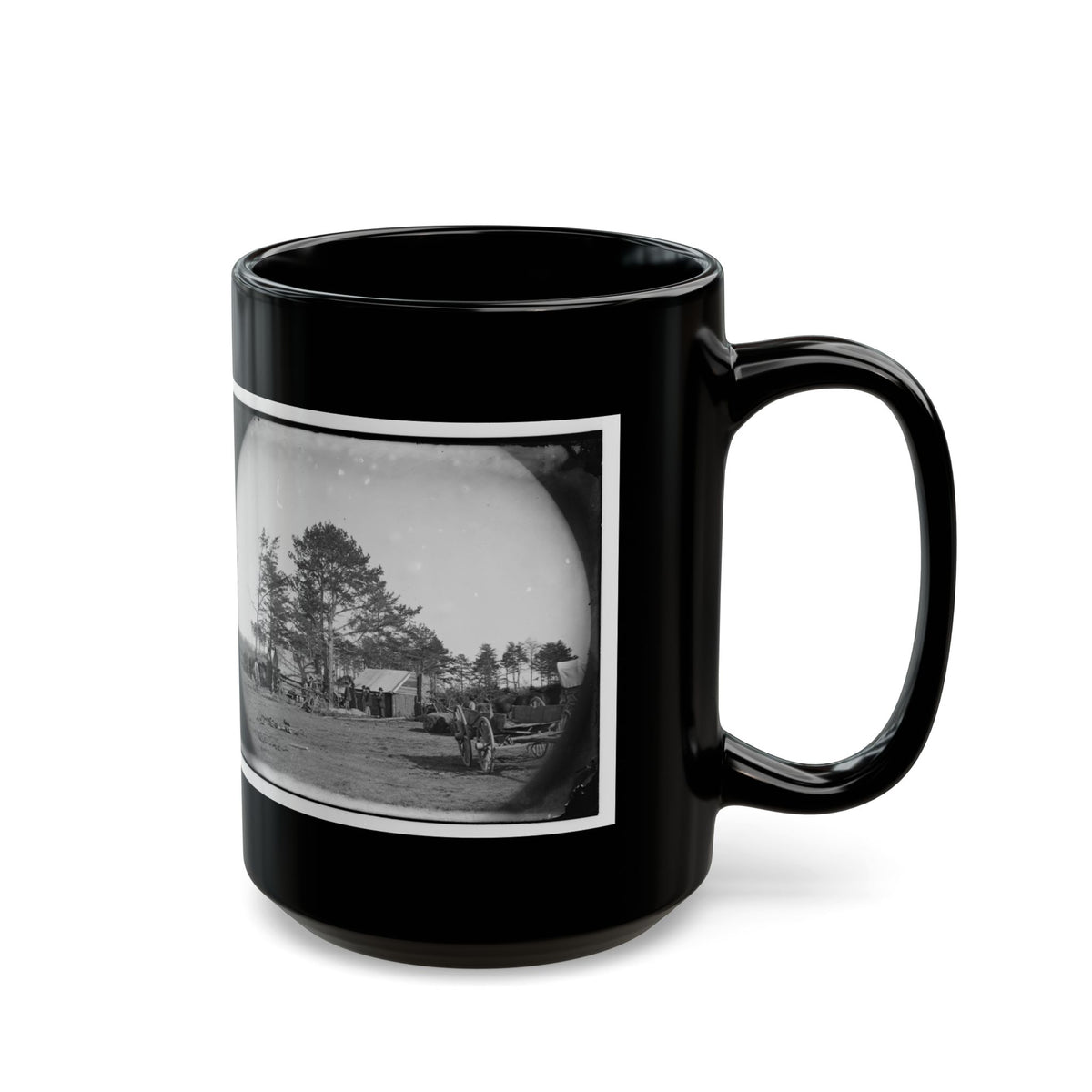 Brandy Station, Virginia. Winter Quarters Of Scouts And Guides. Army Of The Potomac (U.S. Civil War) Black Coffee Mug