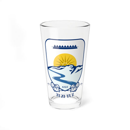 Coat of arms of Tuzi (Montenegro) (Coat of Arms) Pint Glass 16oz