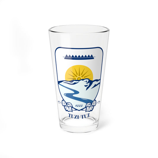 Coat of arms of Tuzi (Montenegro) (Coat of Arms) Pint Glass 16oz