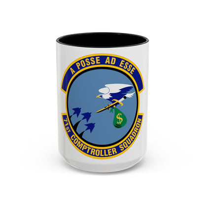 71st Comptroller Squadron (U.S. Air Force) Accent Coffee Mug