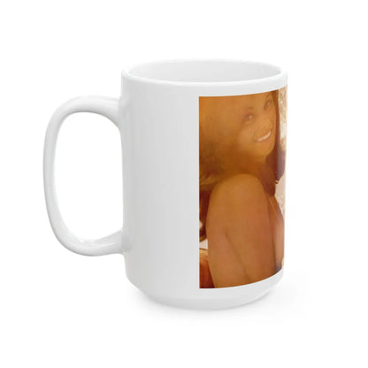 Victoria Vetri #99 - Topless1 (Vintage Female Icon) White Coffee Mug-Go Mug Yourself