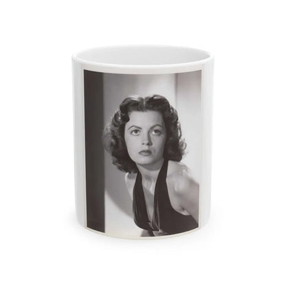 Faith Domergue #196 (Vintage Female Icon) White Coffee Mug-11oz-Go Mug Yourself