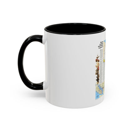 Canada - British Columbia, Alberta & Yukon 2 (1978) (Map) Accent Coffee Mug