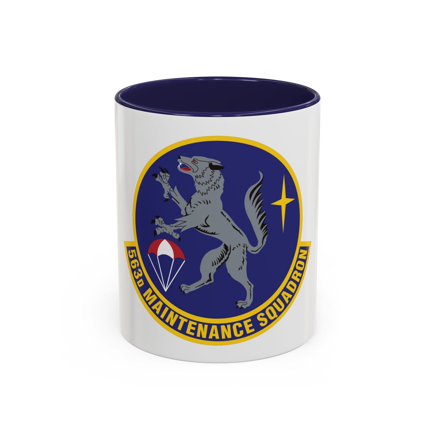 563d Maintenance Squadron (U.S. Air Force) Accent Coffee Mug
