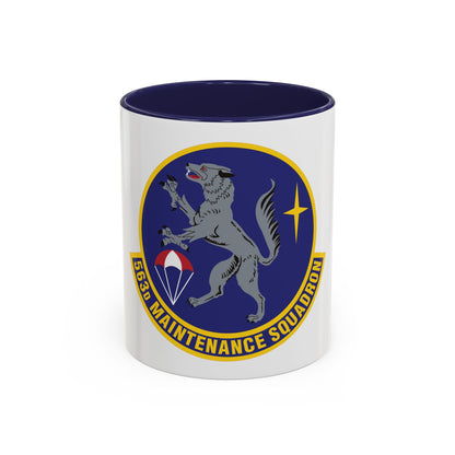 563d Maintenance Squadron (U.S. Air Force) Accent Coffee Mug