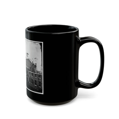 Washington, D.C. Ford's Theater With Guards Posted At Entrance And Crepe Draped From Windows (U.S. Civil War) Black Coffee Mug