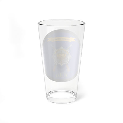 Emblem for the 3-II-LG (Denmark) (Coat of Arms) Pint Glass 16oz