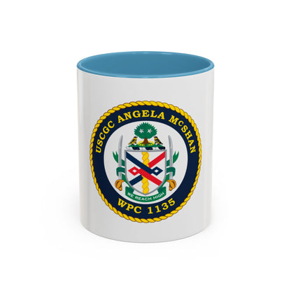 USCGC ANGELA McSHAN WPC 1135 (U.S. Coast Guard) Accent Coffee Mug