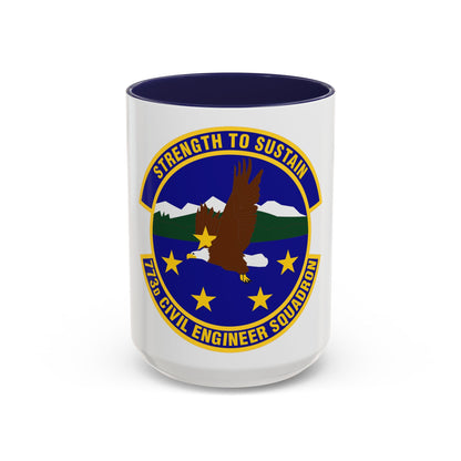 773 Civil Engineer Squadron PACAF (U.S. Air Force) Accent Coffee Mug