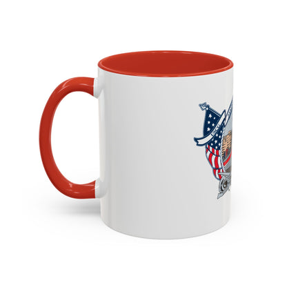 USCG Station Boston (U.S. Coast Guard) Accent Coffee Mug