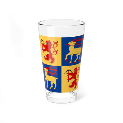 Kalmar lan vapenflagga (Sweden) Pint Glass 16oz