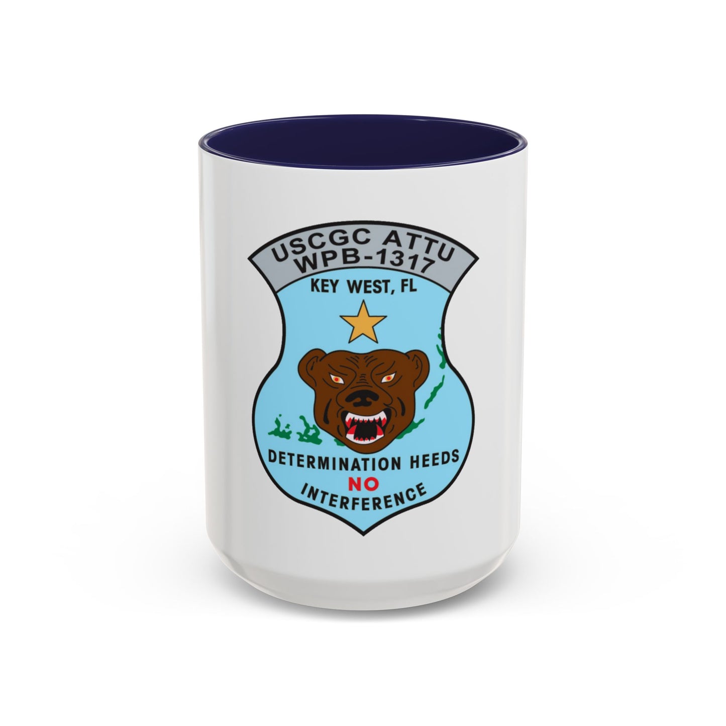 USCGC Attu WPB 1317   Key West FL (U.S. Coast Guard) Accent Coffee Mug