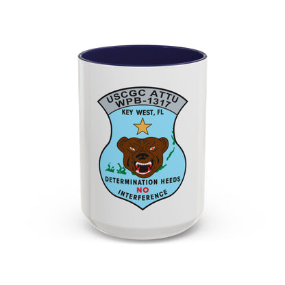 USCGC Attu WPB 1317   Key West FL (U.S. Coast Guard) Accent Coffee Mug