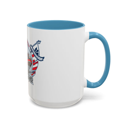 USCG Station Boston (U.S. Coast Guard) Accent Coffee Mug