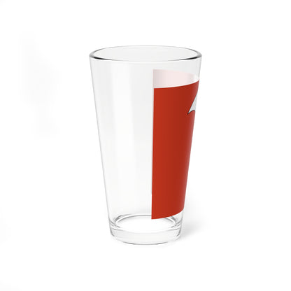 CHE Riesbach ZH Flag (Switzerland) Pint Glass 16oz