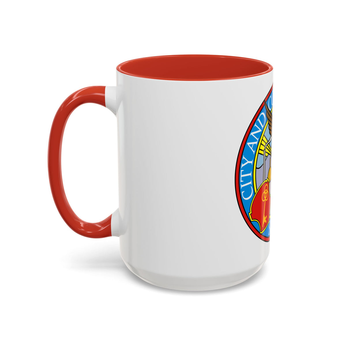 Seal of Denver - Accent Coffee Mug