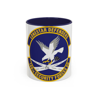 149th Security Forces Squadron (U.S. Air Force) Accent Coffee Mug