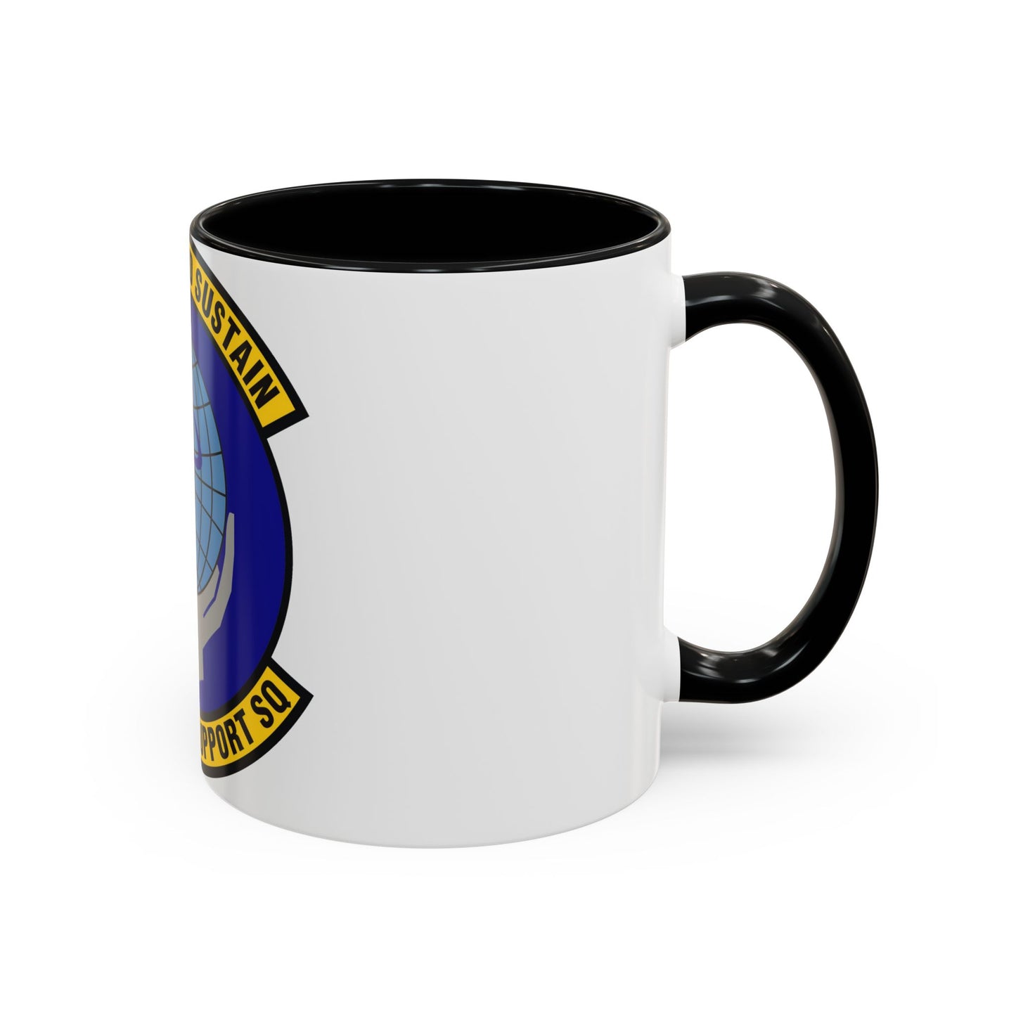 802d Force Support Squadron (U.S. Air Force) Accent Coffee Mug