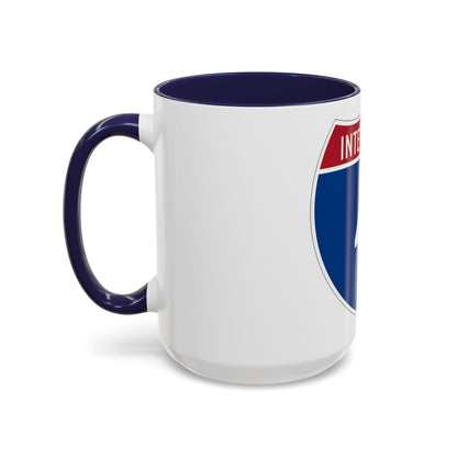 Interstate 4 (U.S. Highways) Accent Coffee Mug