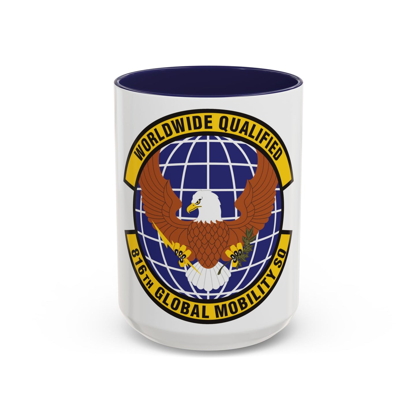 816th Global Mobility Squadron (U.S. Air Force) Accent Coffee Mug