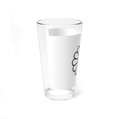 Flag of Furano Town Hokkaido 1932-1966 (Japan) Pint Glass 16oz