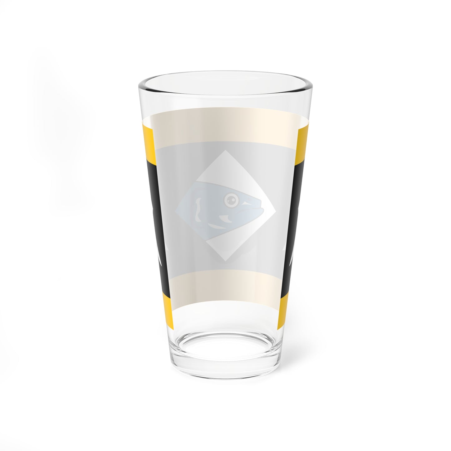 Penn Sardin traditional district flag (France) Pint Glass 16oz