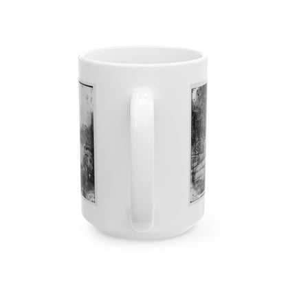 Antietam, Maryland. Burnside Bridge From The Southeast (U.S. Civil War) White Coffee Mug
