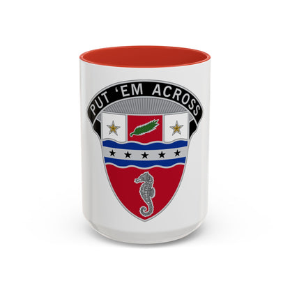 1st Engineer Brigade (U.S. Army) Accent Coffee Mug