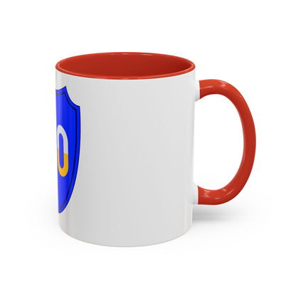 100th Infantry Division SSI (U.S. Army) Accent Coffee Mug