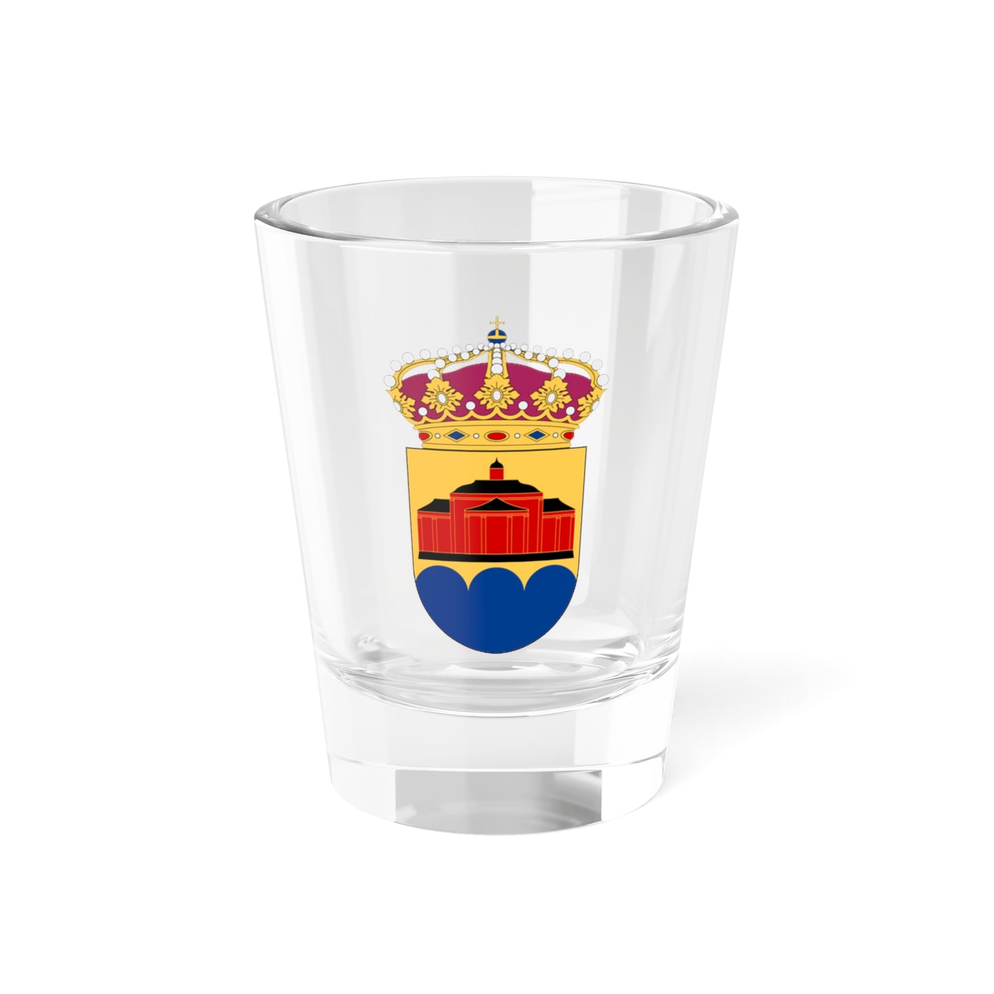 HMS Trossö vapen (Sweden) (Coat of Arms) Shot Glass 1.5oz