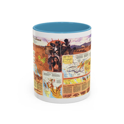 USA - Southwest 2 (1982) (Map) Accent Coffee Mug