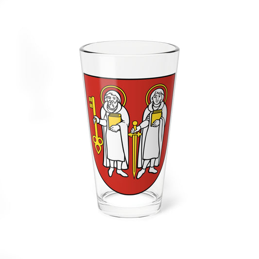 Coat of Arms of Záhorská Bystrica (Slovakia) (Coat of Arms) Pint Glass 16oz