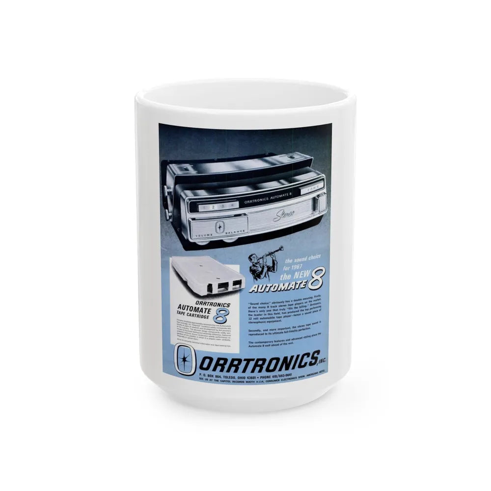 Orrtronics 1967 (Music Poster) White Coffee Mug-15oz-Go Mug Yourself